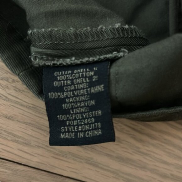 Timing Utility Jacket Coat Olive & Faux Leather - Picture 6 of 7